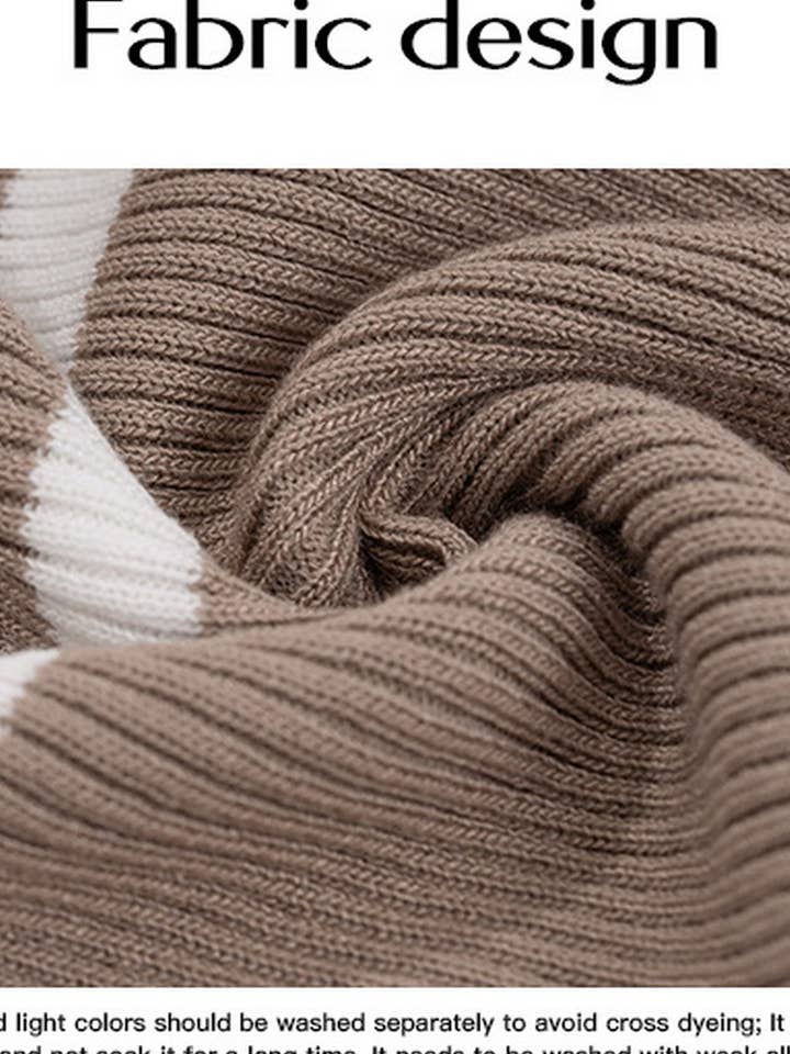 NINEXIS - Wholesale Dress - Women's - CWDMD3307_SLIM-FIT CONTRAST LONG-SLEEVED DRESS10