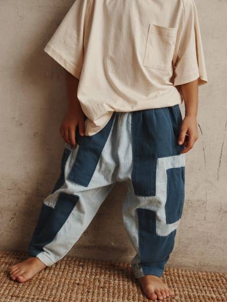 Chester Patch Pant I Navy for wholesale by Alfred