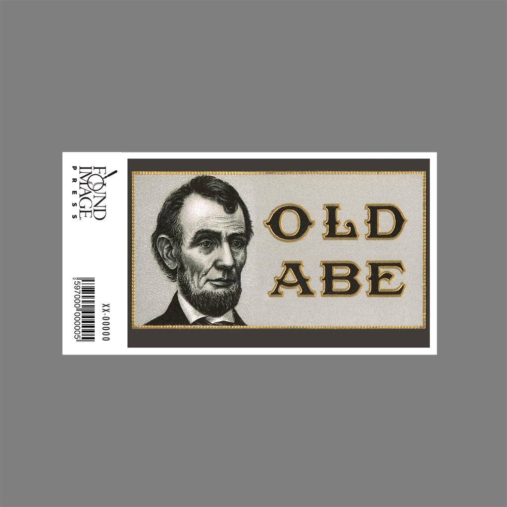 Found Image Press - Wholesale Sticker - Sticker PR-46 Old Abe1