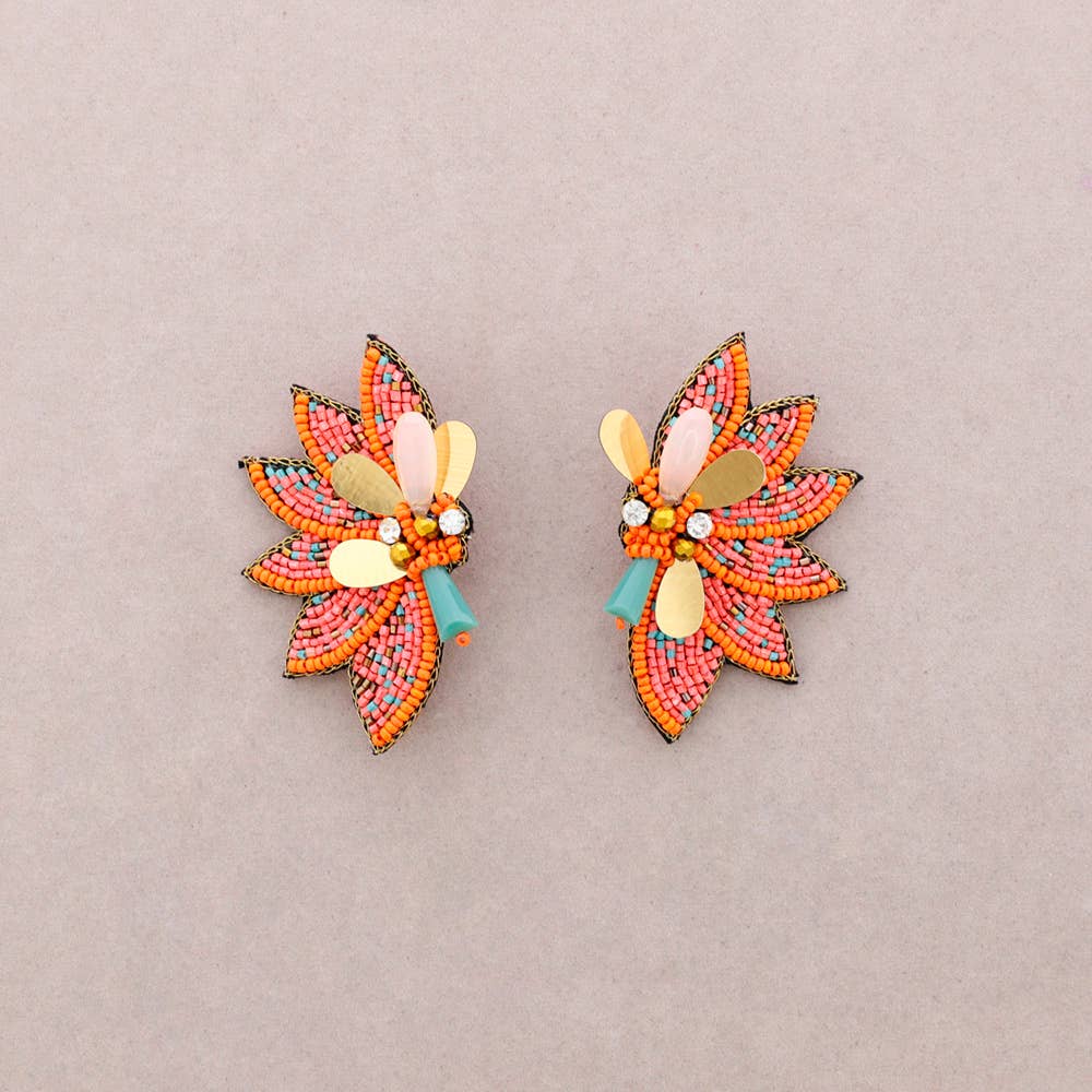 Sonata - Wholesale Dangle Earrings - Wing Sequin Earrings