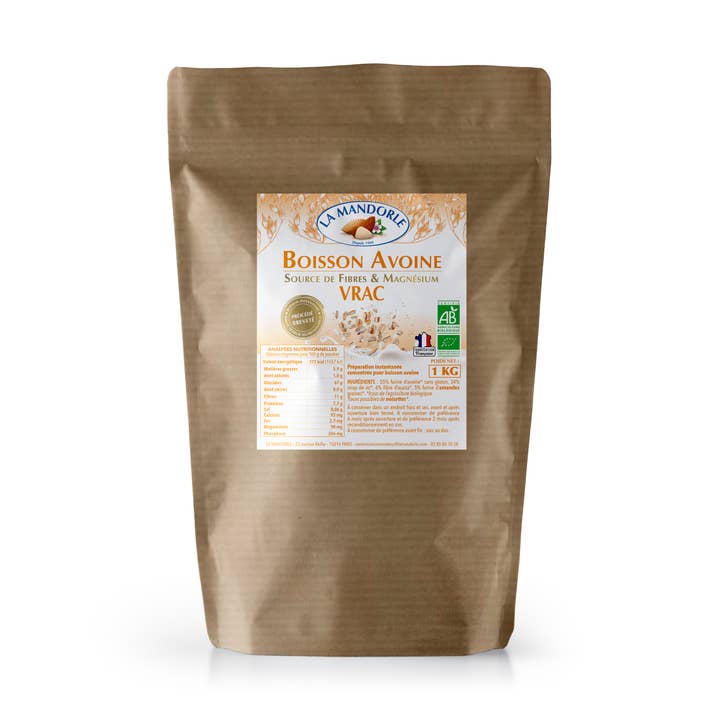 LOOSE powdered OAT drink for wholesale by La Mandorle