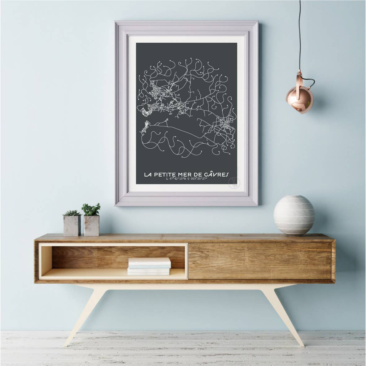 Prao Studio – wholesale Poster – Poster Plan Little Sea Of Gâvre2