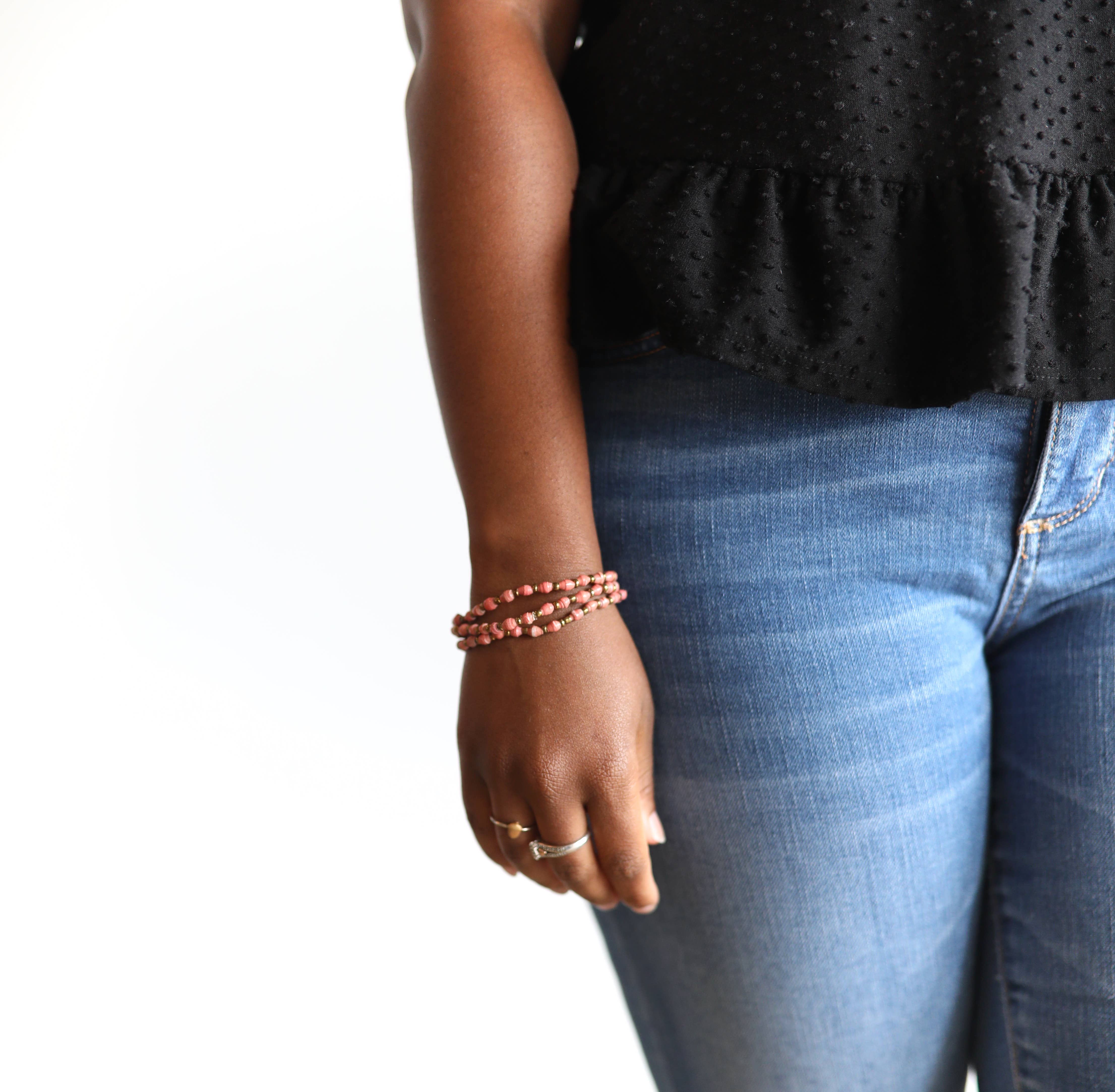 Ornaments 4 Orphans - Wholesale Beaded Bracelet - Maasai Paper Bead Bracelet6