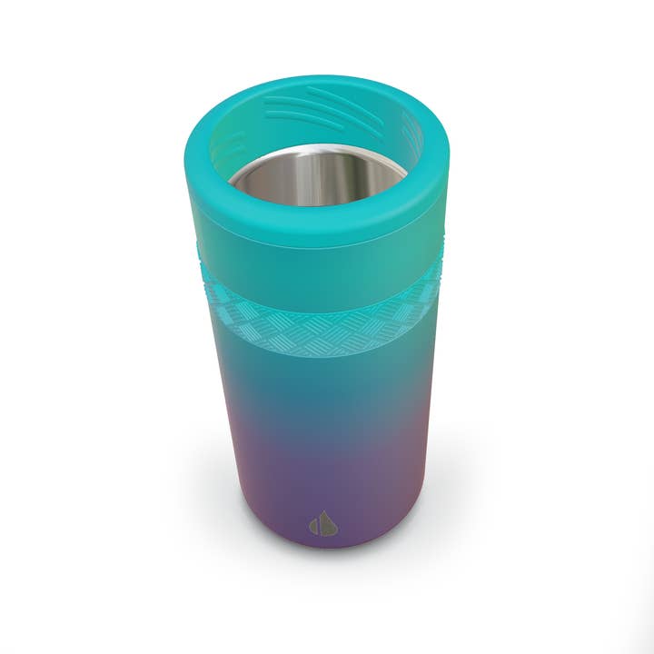 Elemental - Wholesale Drink Huggers & Koozies - Insulated Slim Can Cooler With Grip 12oz - Mermaid5