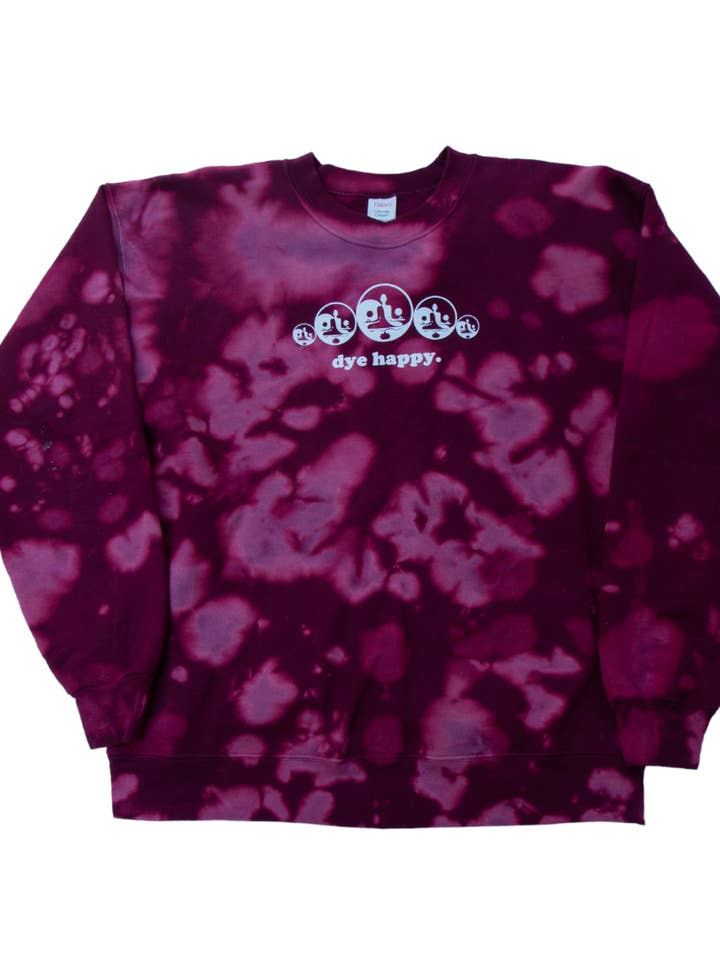 Moletom The Crazy Crimson por atacado de Dye Happy