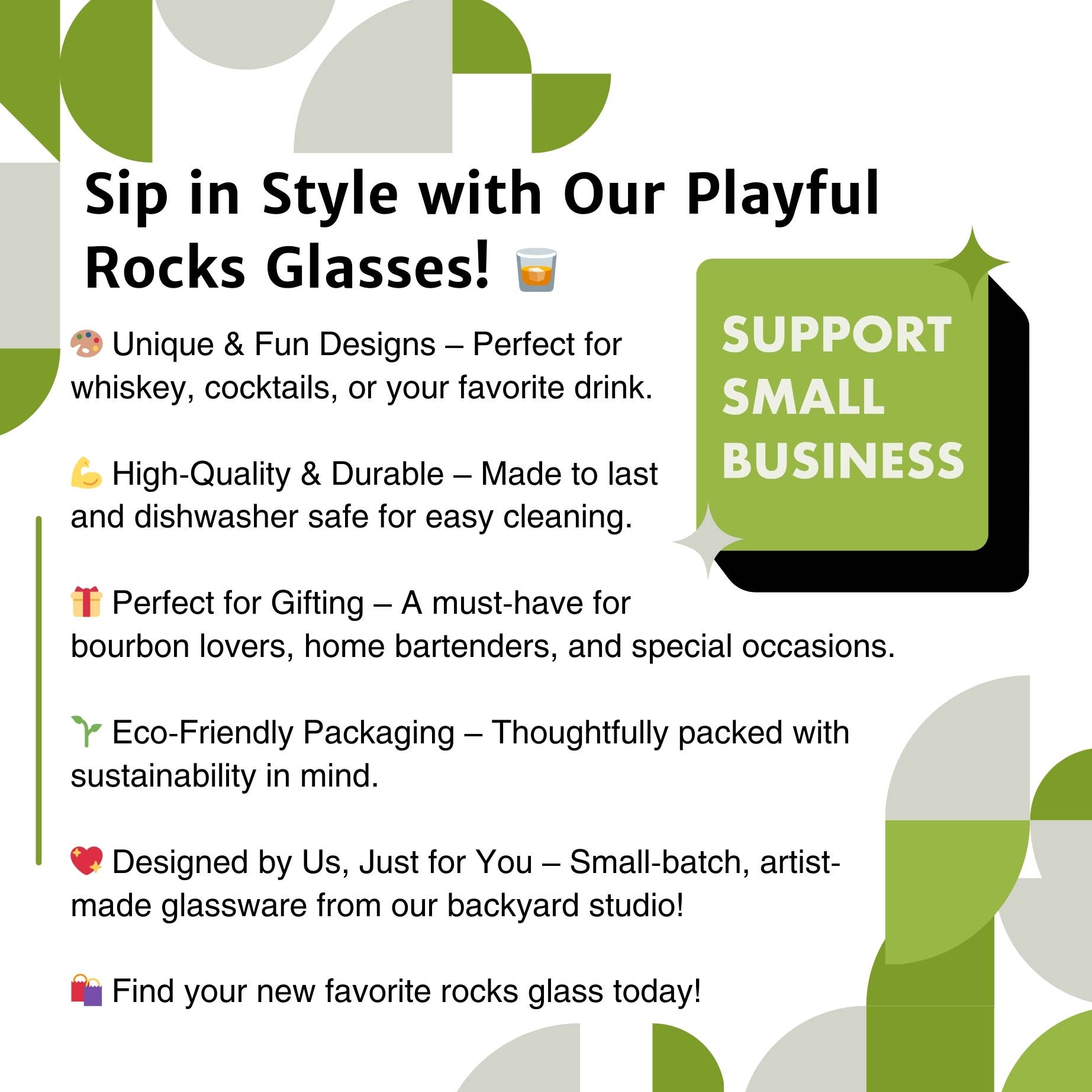 Two Little Fruits - Vendita all'ingrosso Bicchieri da cocktail/superalcolici - Bicchieri da bar | Bicchieri da whiskey | Bicchiere da cocktail | Bicchiere con procione8