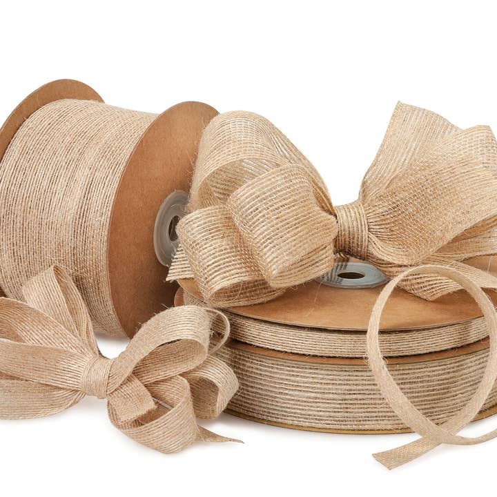 Woodland Natural Jute Ribbon for wholesale on Faire