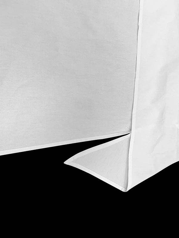 WHITE High-Low Loose Solid Color Split-Joint Tiered Round-Neck Blouses&Shirts Tops for wholesale on Faire5