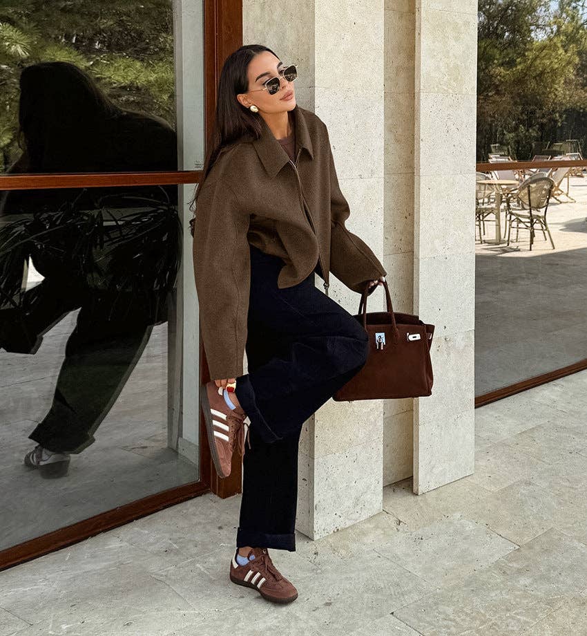 Marayn – wholesale Jacket – Women's – FallWinter Chic Womens Wool Jacket European Style9