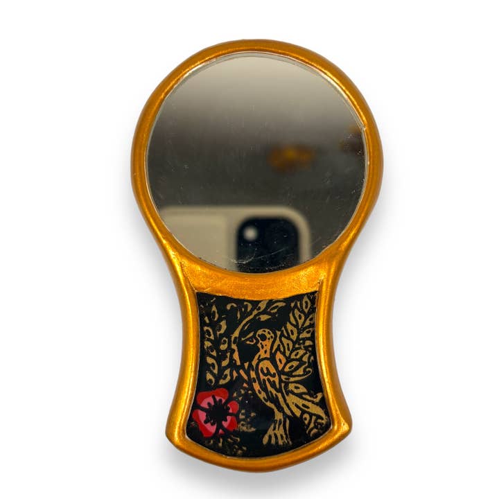 Zoe Artcrafts Corp. – Großhandel Taschenspiegel – Taschenspiegel mit Blumendekor – handlich und kompakt7