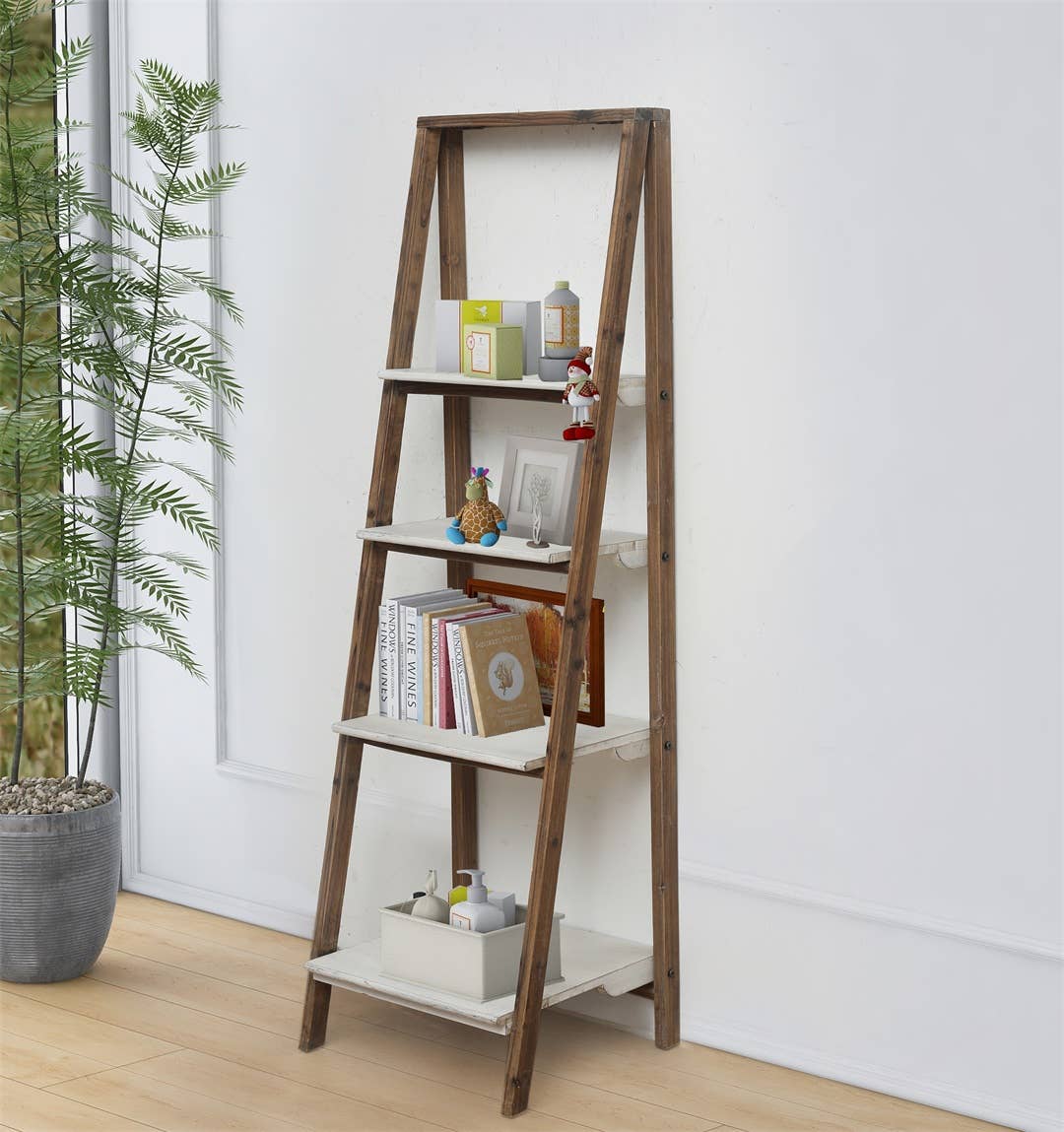 Cheungs Home Decor - Wholesale Free Standing Shelf - Maison Ferme 4 Tier Foldable Display Shelf1