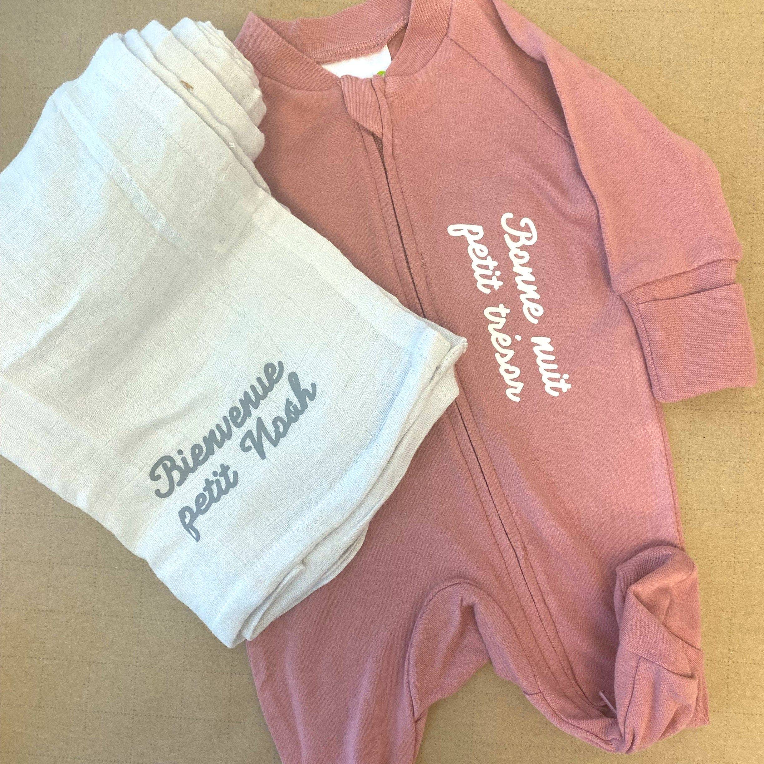 Perlimpinpin - Wholesale Sleepsuit - Baby - Bamboo baby sleeper - Pebble5