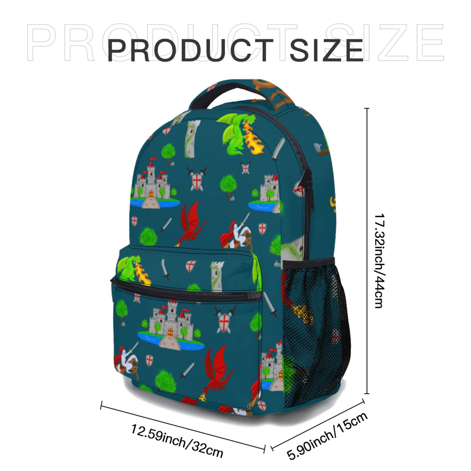 Kingdom Come Co. – Engroshandel Skoleartikler - Børn – Rygsækpakke med riddere og drager10