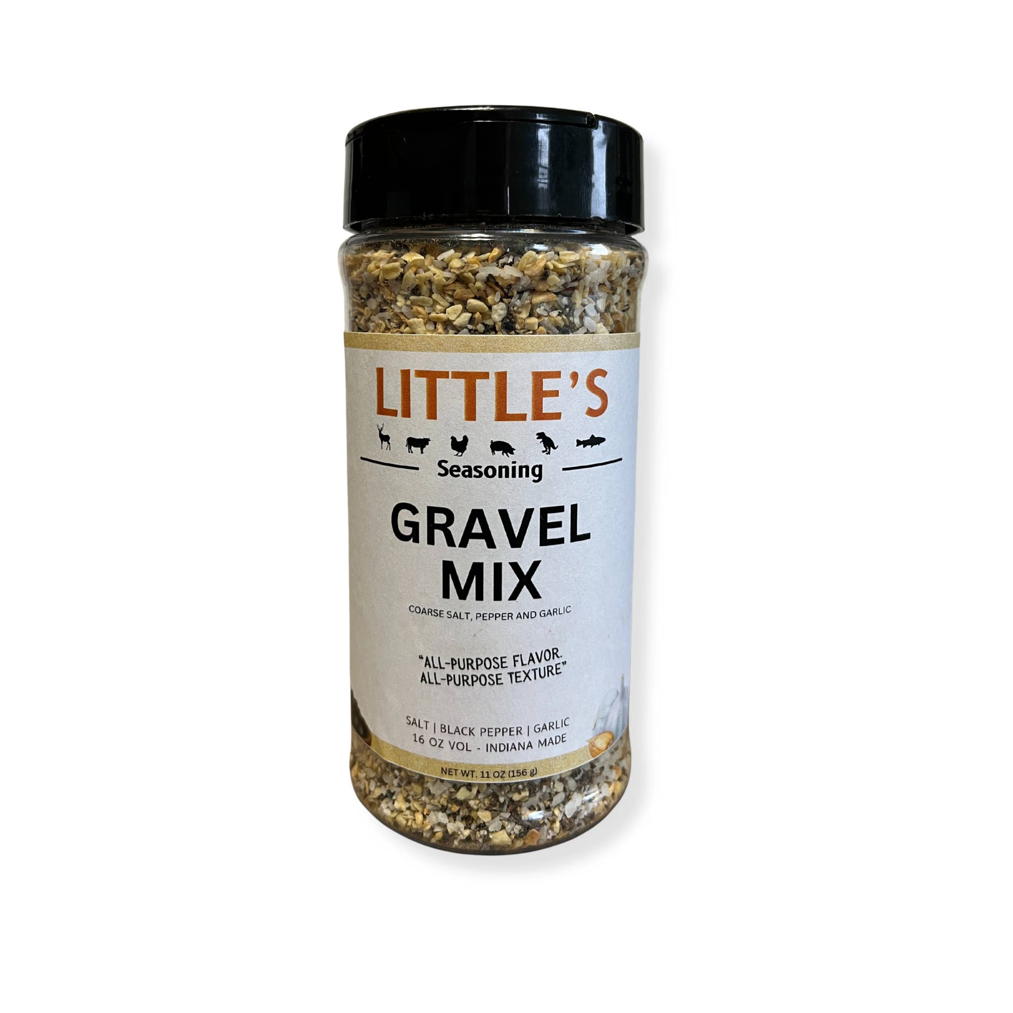 Little Family Foods - Wholesale Dried Spice Mix - Little's Gravel Mix Seasoning, 11 OZ, 16 OZ Volume Bottle