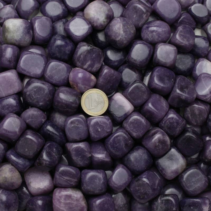 UniArt - Wholesale Ornament - Lepidolite pebbles, 200 grams1