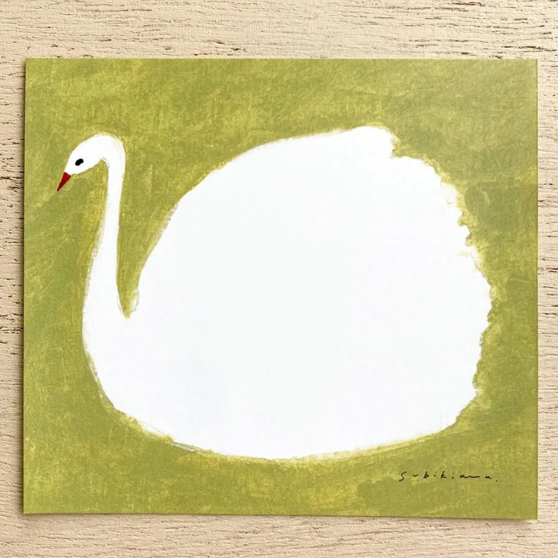 「FUNJI」In Japan - Vendita all'ingrosso Bloc notes - Subikiawa Blocco Note Giapponese - Cigno o Pinguino | 120 Fogli5