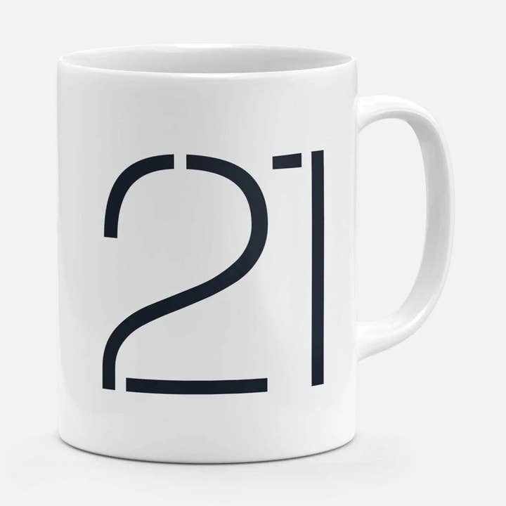 Birthday Number 11oz Mug III for wholesale by The Design Craft