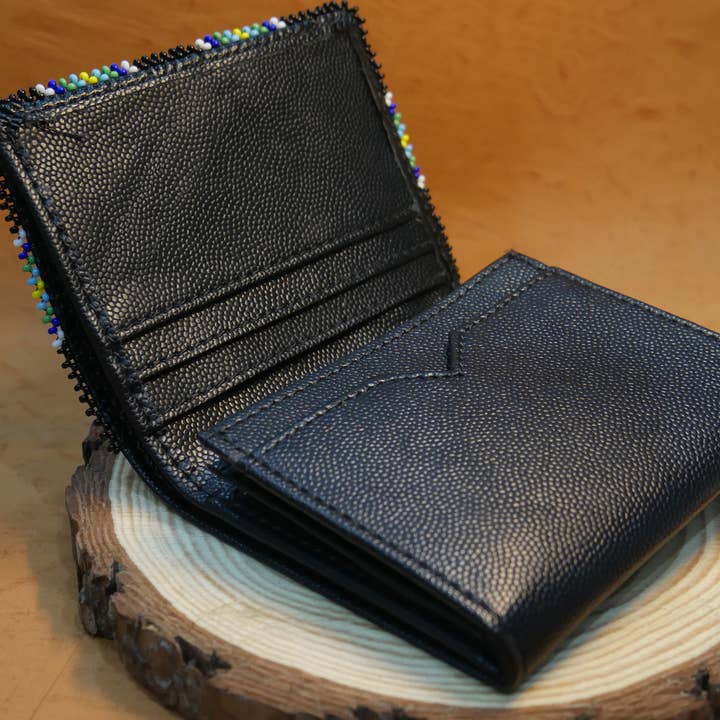 KANGURAH - Wholesale Coin Purse - Women's - Native Beaded Leather Purse, Coin Purse , Card Holder