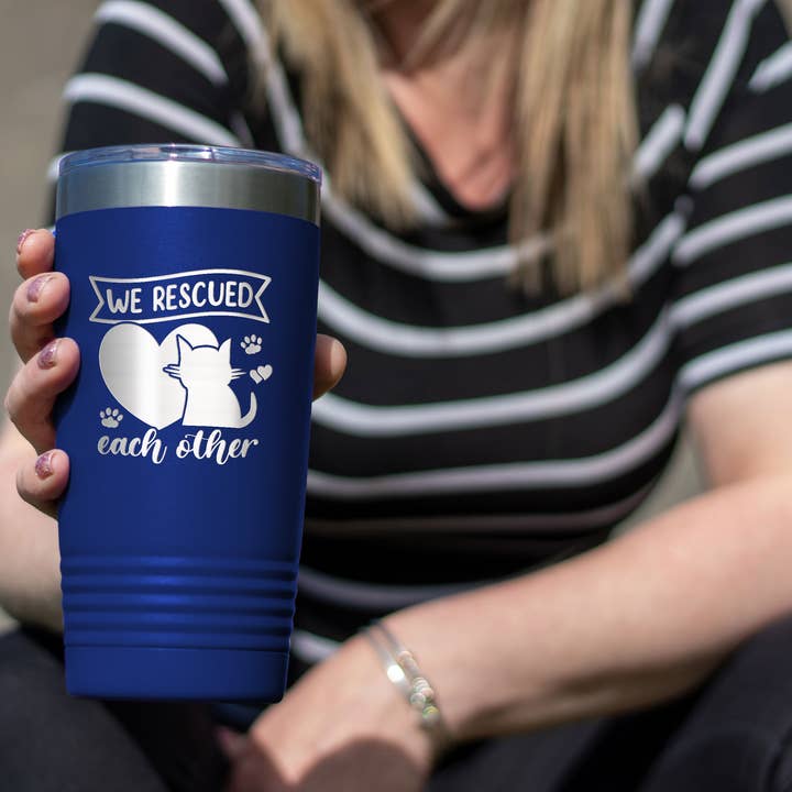 Cat Tumbler - Cat Lover Tumbler - Dizendo engraçado do gato por atacado de Northern Country Girl Designs, LLC