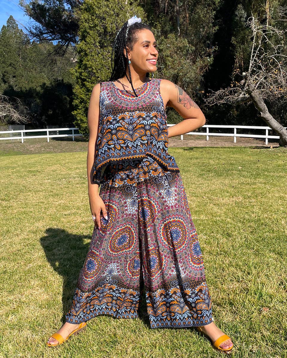 Zig Zag Asian Collection - Wholesale Pants - Women's - Shiva Mandala Pants0