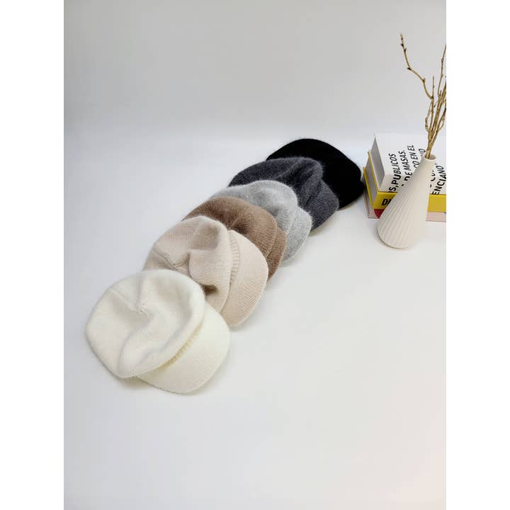 Comfortarians - Wholesale Newsboy/Schoolboy Hat - Women's - Angora Wool Newsboy hat, Angora Beret with brim7