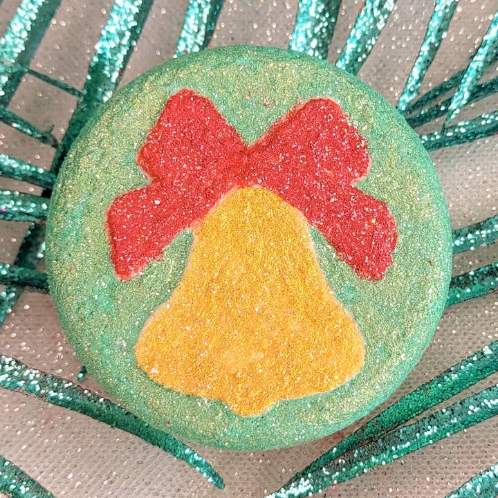 Mini stampo natalizio a forma di campanella da bagno, stampato in 3D per la vendita all'ingrosso da parte di Ocean Moulds