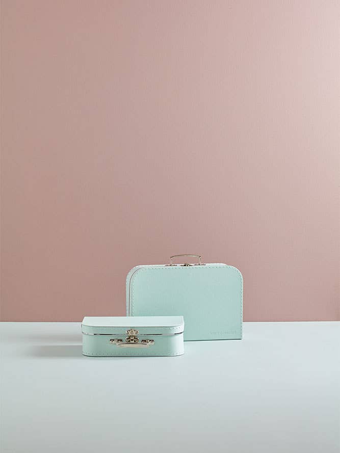 Suitcase paper 2-set light green for wholesale by Kids Concept