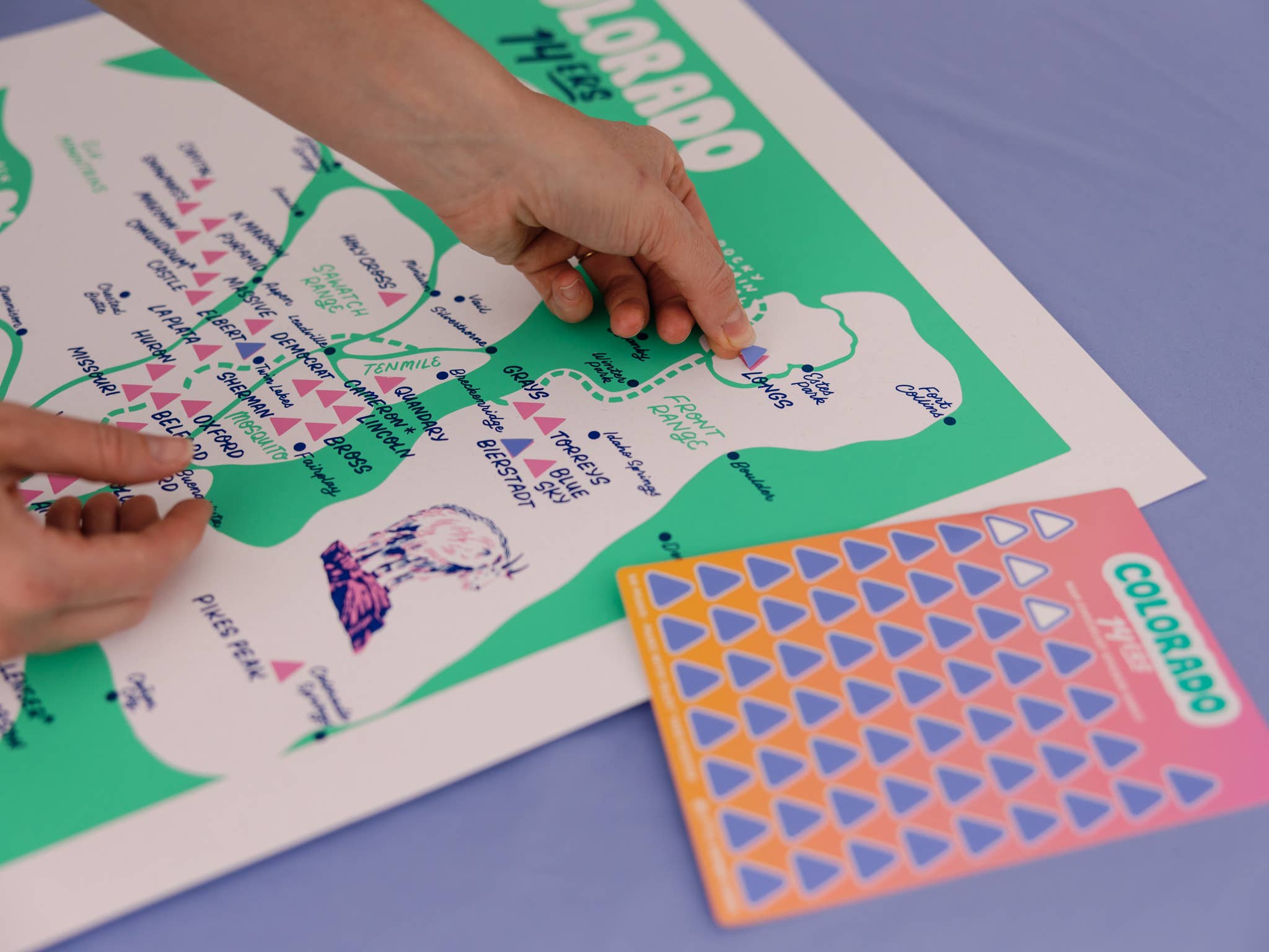 Little Known Goods - Wholesale Poster - Colorado 14ers Screen Printed Poster10