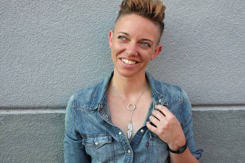 daniAWESOME - Wholesale Y-Neck/Lariat Necklace - Feather Lariat Necklace 6