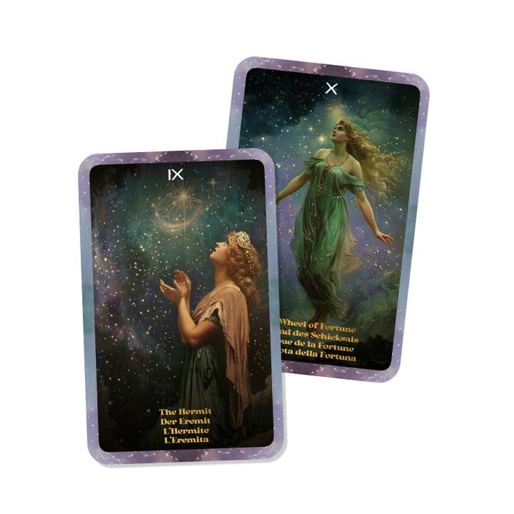 Ibiza Tarot USA - Wholesale Tarot Cards - Blessed by The Moon Tarot - 22 Major Arcana - English | German | French | Italian2