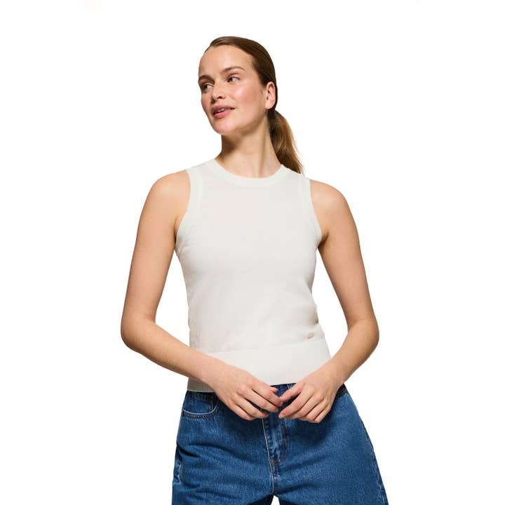 Haut à boutons en nacre W pour la vente par Polo Club