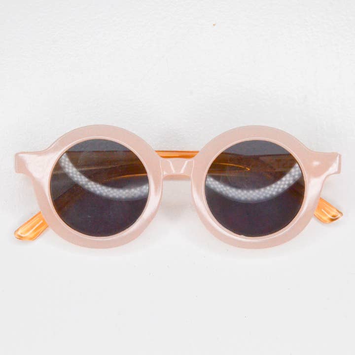 Sunglasses round nude for wholesale by Feestbeest-kids