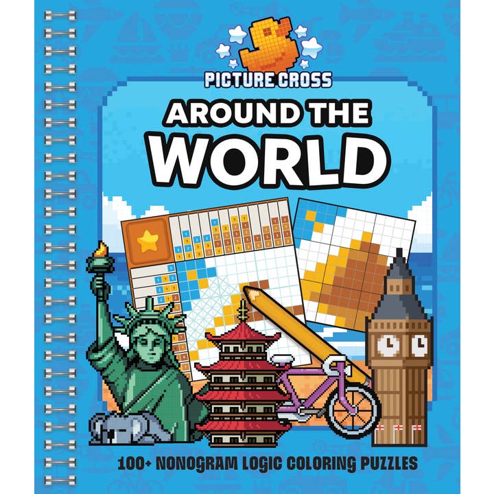 Picture Cross Around the World – 100+ Travel Logic Puzzles for wholesale by Cottage Door Press