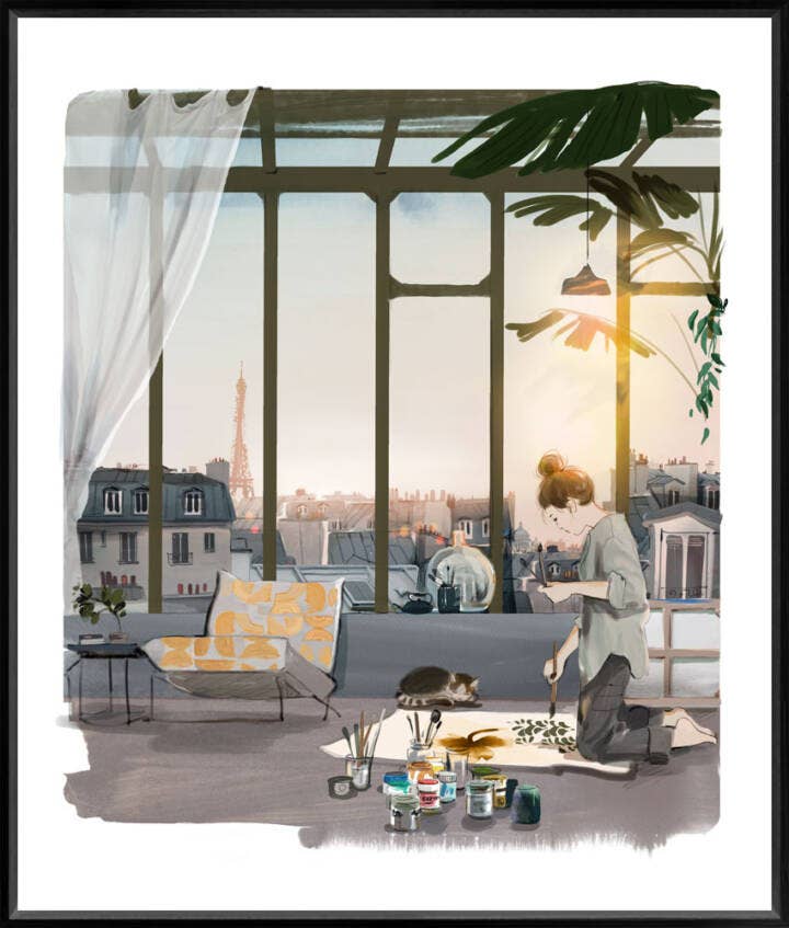 Atelier Contemporain - Wholesale Art Print - Fine Art Print - "The Artist" - S.Griotto6