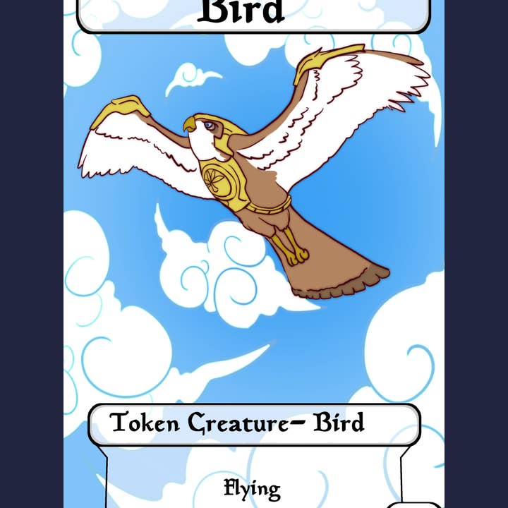 Fågel 1/1 w/flygande token för wholesale av Mega Chibi