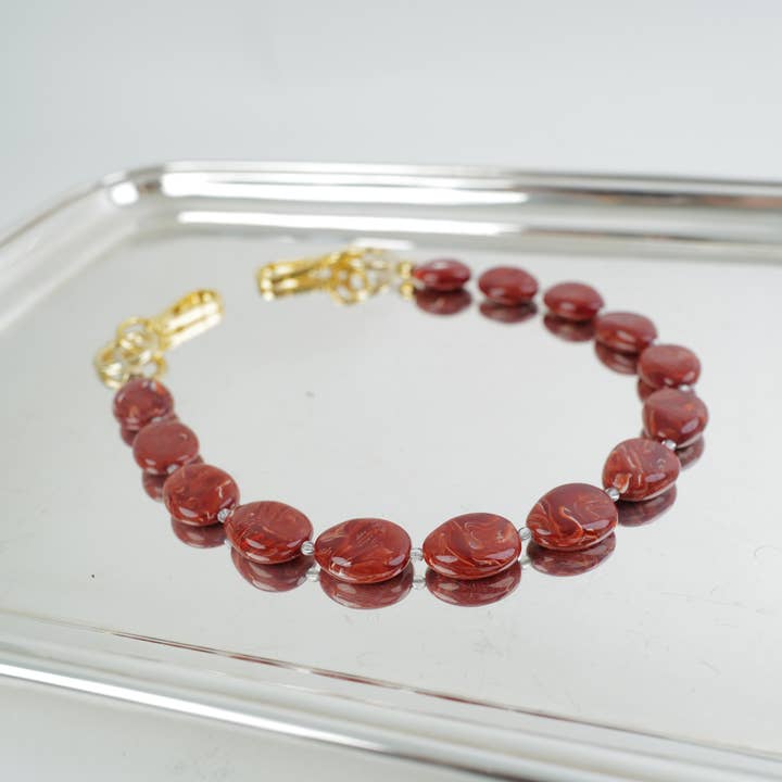 The Lilley Line - Wholesale Top Handle Bag - Women's - Pochette , Terracotta Tide River Stone6