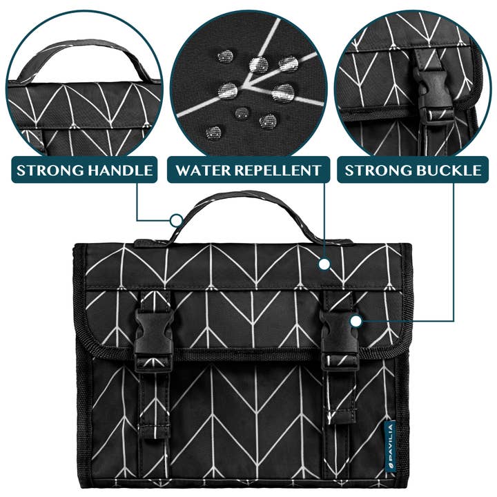 Pavilia - Wholesale Toiletry bag – Unisex - Buckle Hanging Toiletry Organizer Bag41