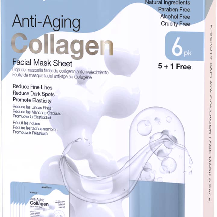 SM Beauty LLC - Wholesale Skincare Face Mask - K-Beauty 6-Pack Face Mask Sheets