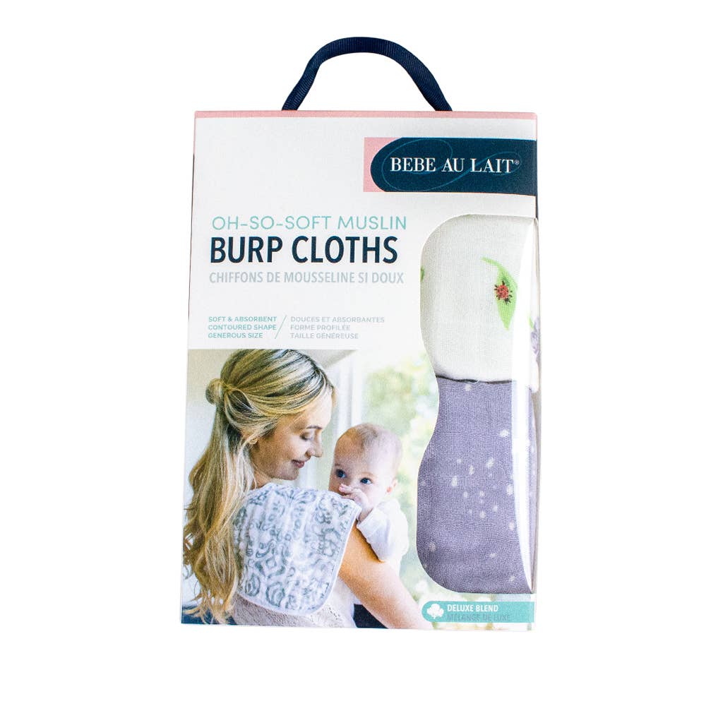 Bebe au Lait - Wholesale Burp Cloth - Baby - Woodland Fairy + Fairy Dust Oh-So-Soft Muslin Burp Cloths3