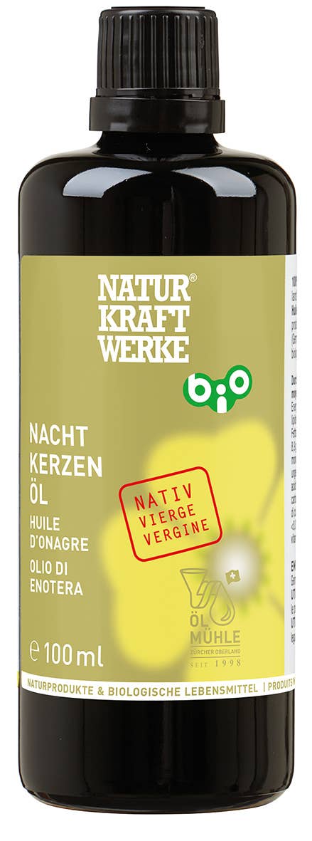 NaturKraftWerke - Vente Veilleuses - Huile d'onagre native 100 ml biologique/biologique1