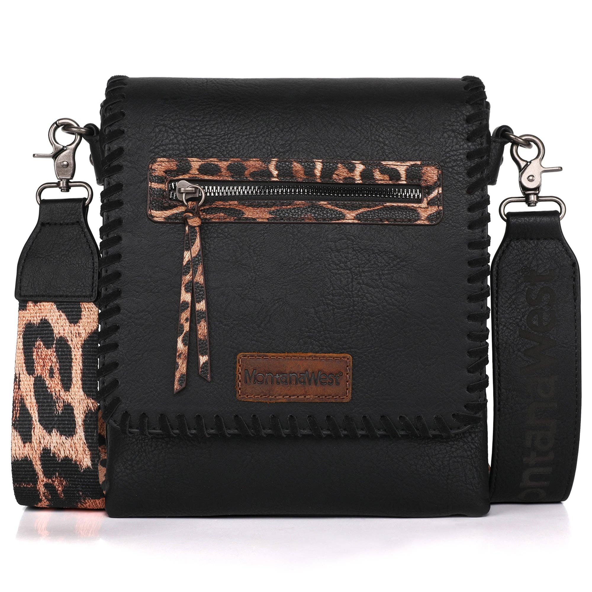 CandBBaby – Engroshandel Crossbodytaske - Dame – Montana West Crossbody-tasker til kvinder med to rum Western Crossbody-taske med printet guitarrem11