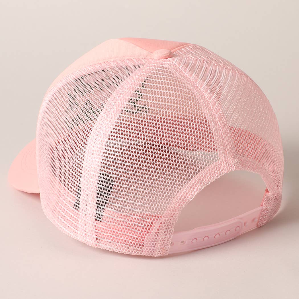 Fashion City - Wholesale Trucker Hat - Women's - Howdy Darlin' Embroidered Mesh Back Trucker Cap32