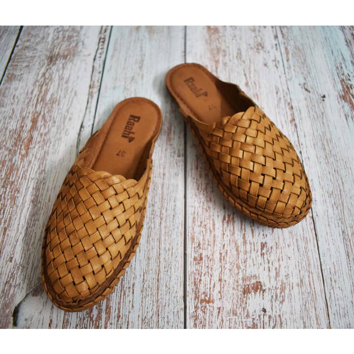 Raahi Global - Wholesale Mules - Women's - Natural Leather Mule Handwoven Sandal For Women2