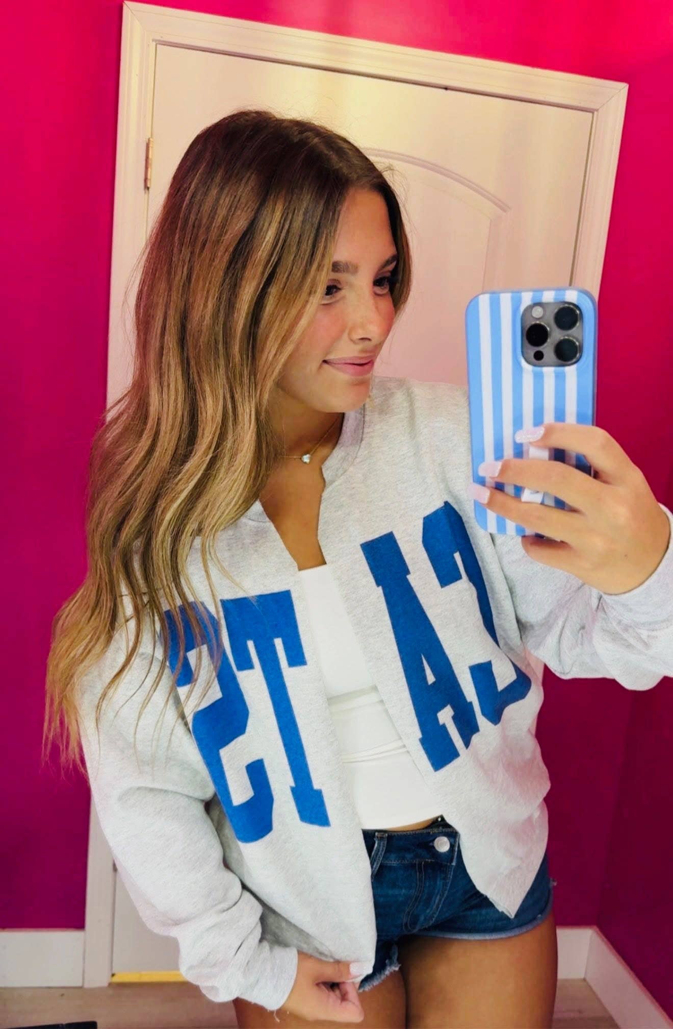 Juneberry - Vendita all'ingrosso Felpa stampata - Donna - Felpa Girocollo Divisa Personalizzata con Spirito Scolastico1