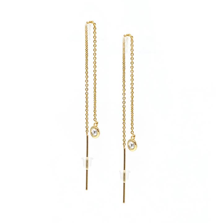 The Sis Kiss - Wholesale Dangle Earrings - Daria Threader Earrings0