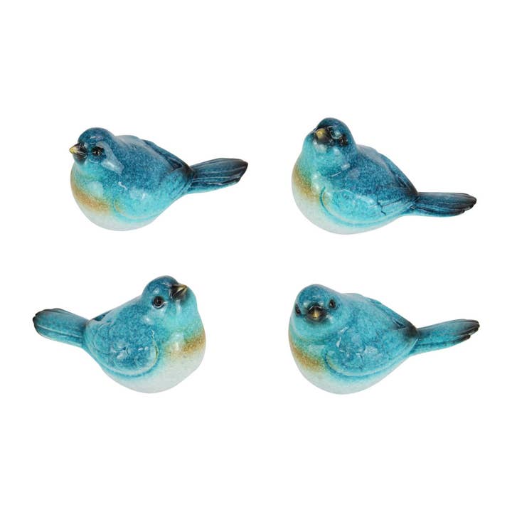 8cm Blue Marble Fairy Wren 4 Asstd for wholesale by Cubby House by Malmar