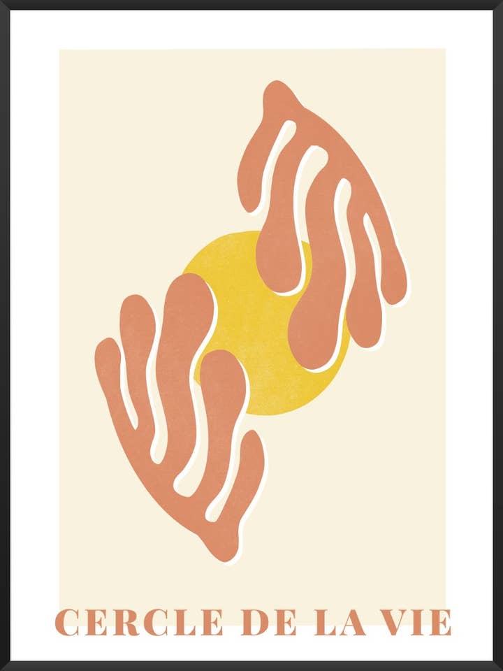 Cercle de La Vie - Affiche pour la vente par Project Nord