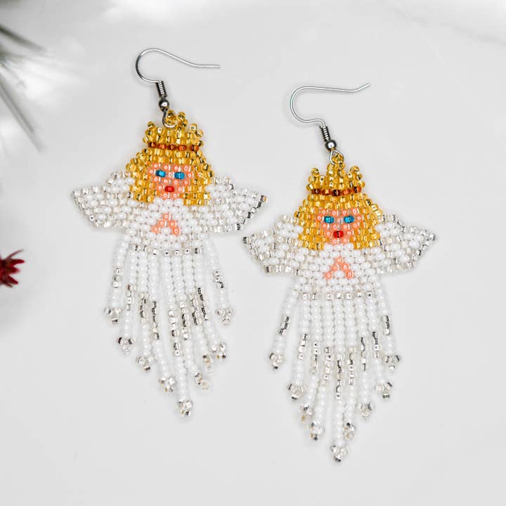 Angel Fringe Earrings for wholesale by Lucia's Imports