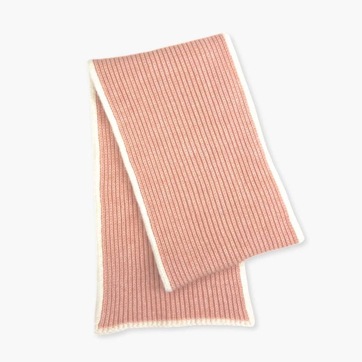 Humble Hilo - Wholesale Scarf - Women's - Humble Hilo Knitted Soft Scarf, Fine Knitted with White Trim8