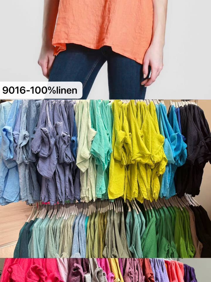 Cielo fashion - Wholesale Tunic - Women's - LINEN SHIRT0
